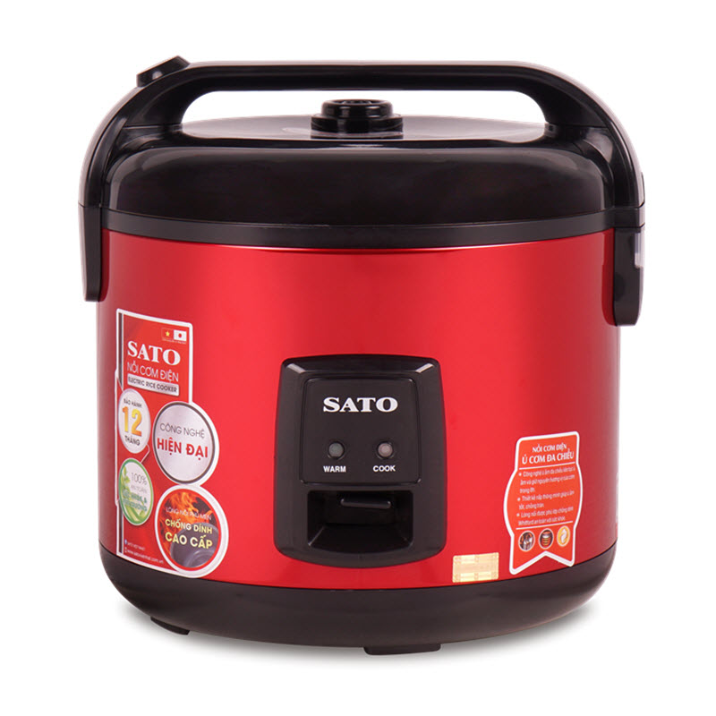 Nồi cơm điện 1.8L Sato 18E022
