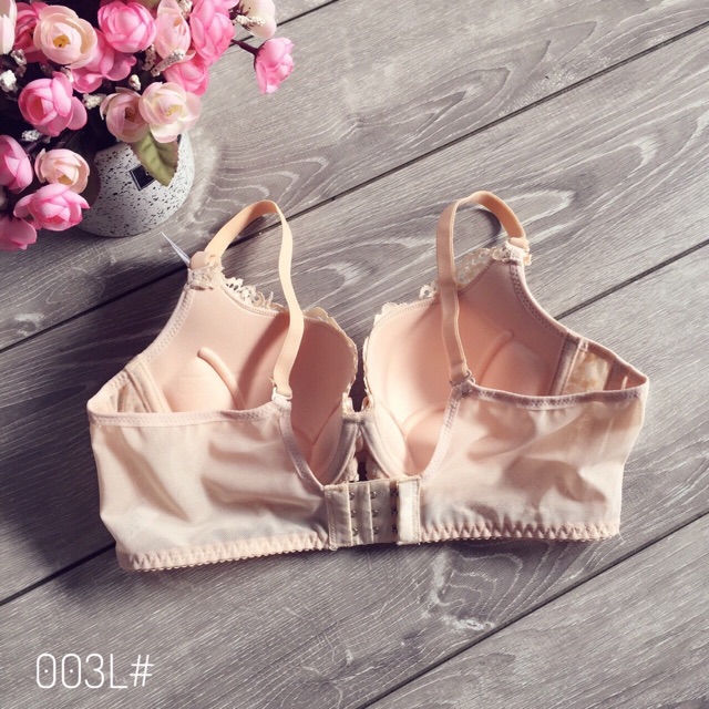 Áo ngực boya ren mút mỏng 3 khuy VN
