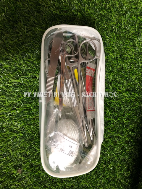 Bộ Tiểu Phẫu 11 Món Có Túi Đựng - Đen