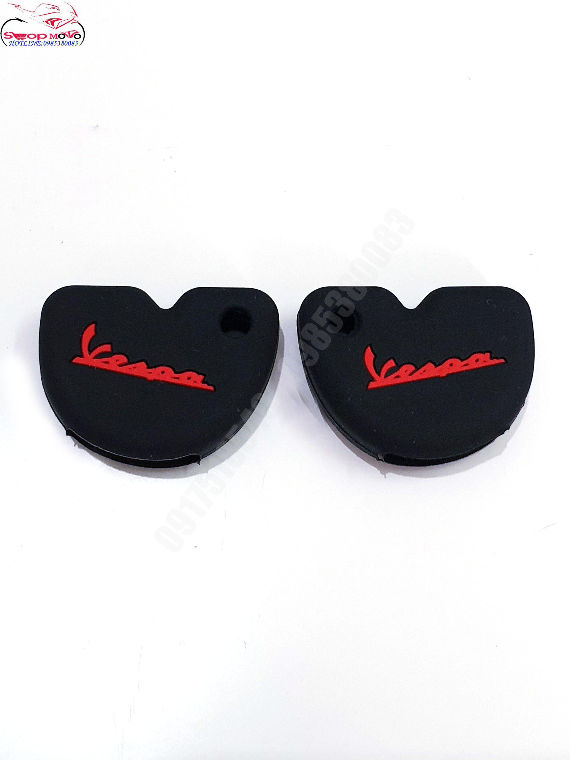 bọc silicon chìa khóa smarkey vespa, libety ( màu đen)
