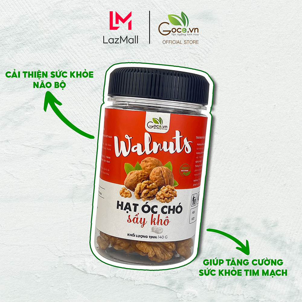 Hạt óc chó sấy khô Goce - 140g