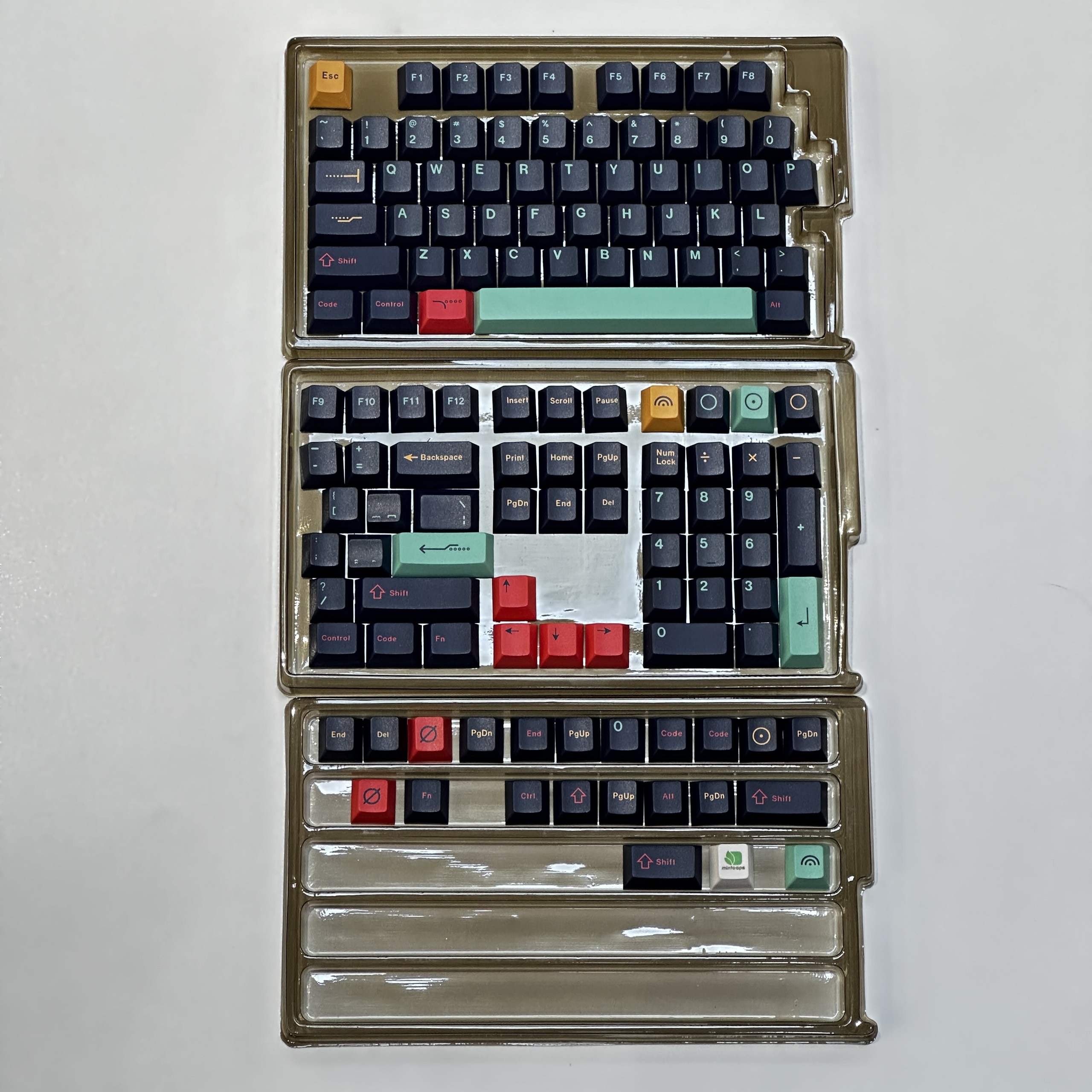 Bộ nút bàn phím cơ| Keycap cherry Metropolis dark | PBT Dyesub