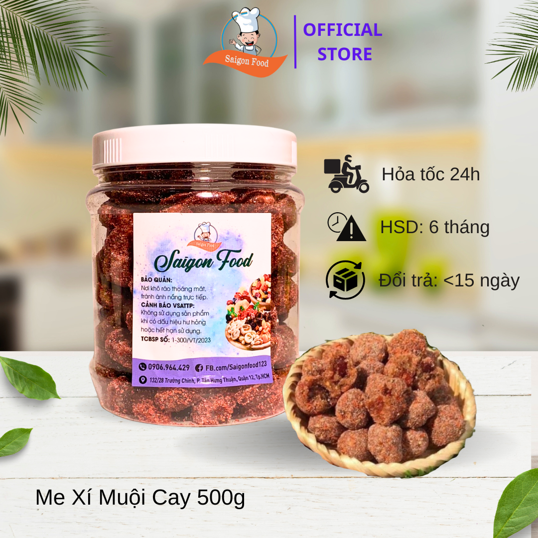 500gr me xí muội chua cay thái lan đặc biệt