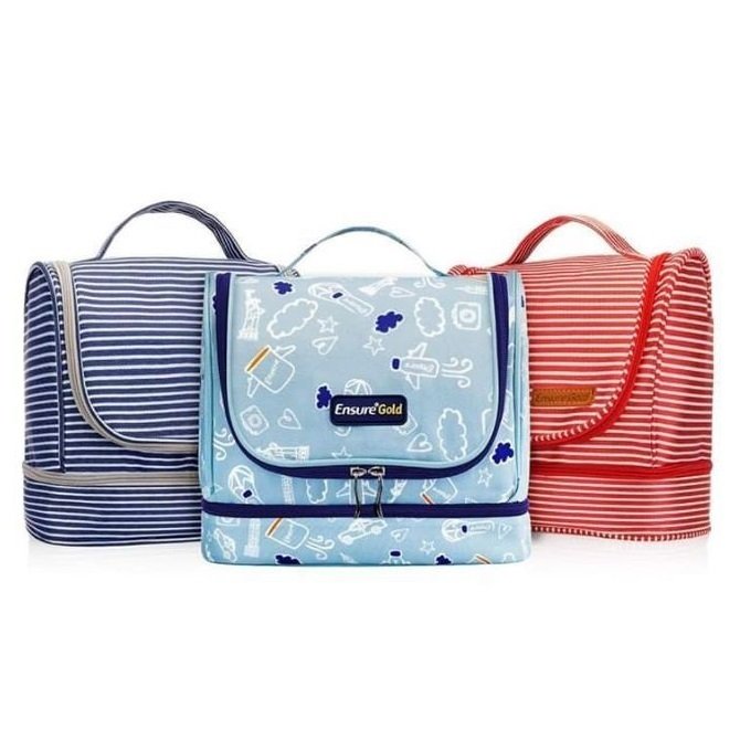 Túi xách du lịch mini đa năng 2 tầng