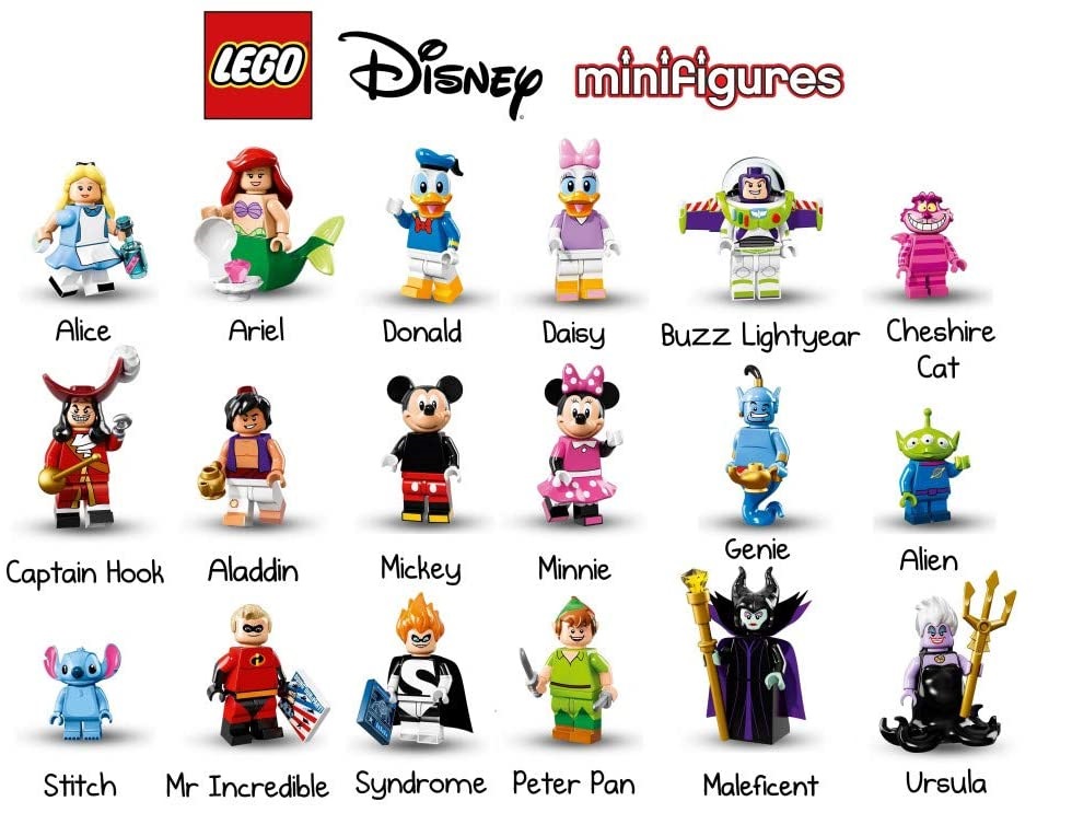 [HAPPY BRICKS] LEGO  MINIFIGURES - 71012 - DISNEY SERIES 1