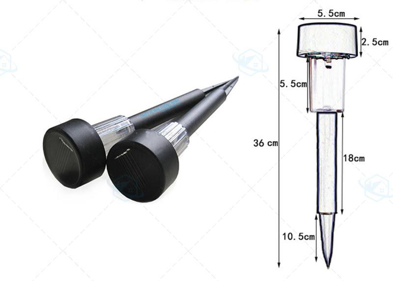 Đèn trang trí sân vườn đổi màu nhựa ABS
