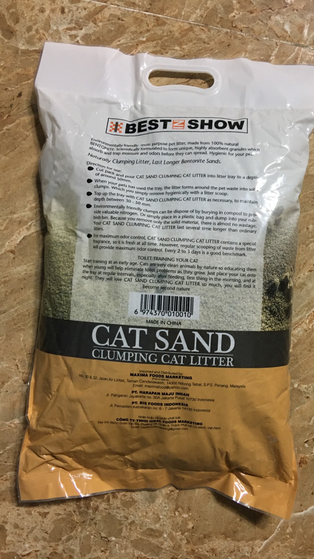 [Tân Phú] Cát Cat Sand Clumping Cat Litter 8L