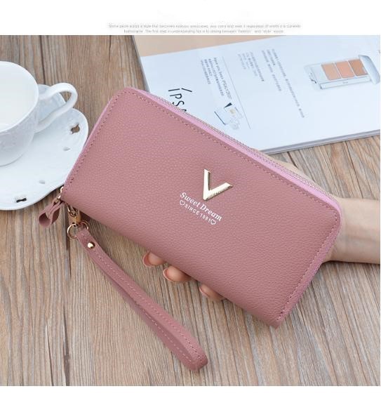 VÍ CẦM TAY , BÓP NỮ 2 KHÓA Daisy V - 92