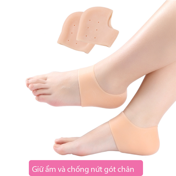 Vớ silicon giúp giữ ẩm chống nứt gót chân VL20 (1 đôi)