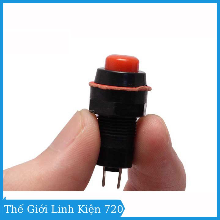 Nút Nhấn Đề Vỏ Nhựa - Giữ Trạng Thái