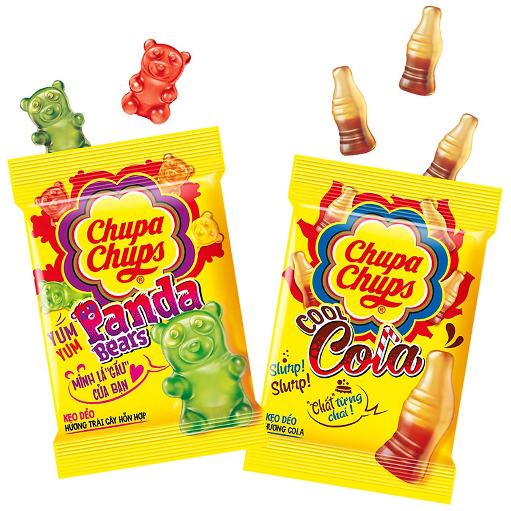 Kẹo dẻo Chupa Chups gói 90Gr (Nhiều vị)