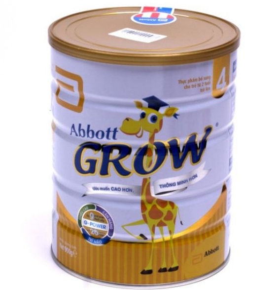 Sữa Abbott Grow 4 900g (Cam kết chính hãng, Date mới)
