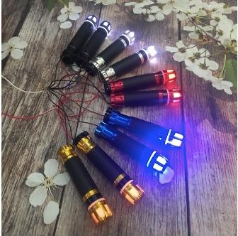 [ MÀU XANH ] Bao tay ga xe máy gù xoay có LED Rizoma
