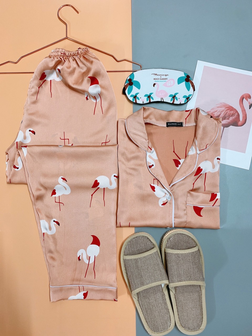 PIJAMA CHẤT VẢI LỤA MỀM MÁT IN HÌNH HOẠT HÌNH SIÊU CUTE