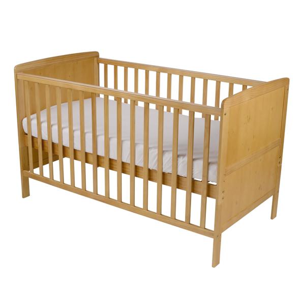 Cũi Marlow màu gỗ tự nhiên - Mẹ Vì Bé