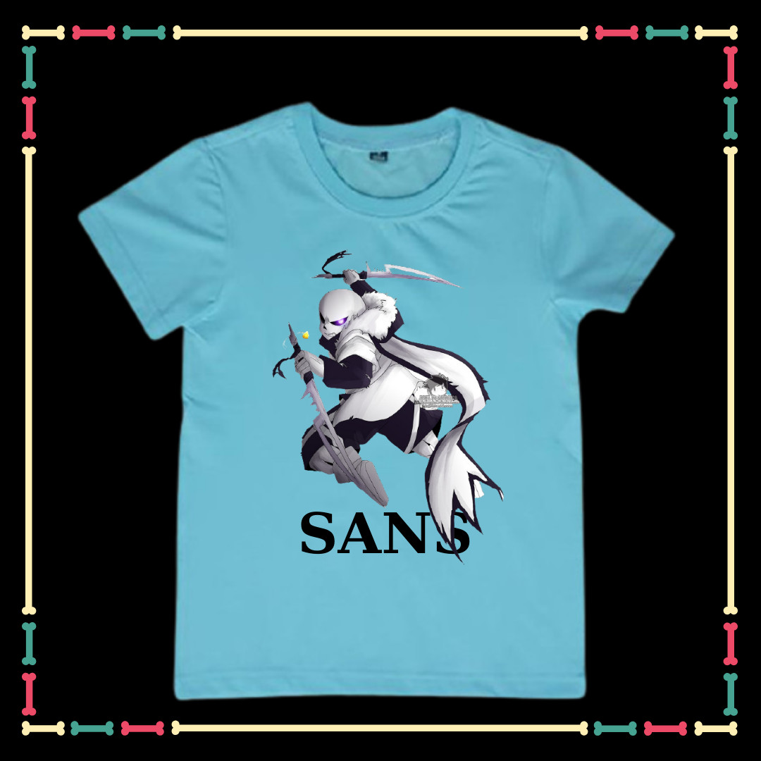 Áo Cross Sans siêu ngầu Áo Biệt Đội Gangster xịn xò cho trẻ em