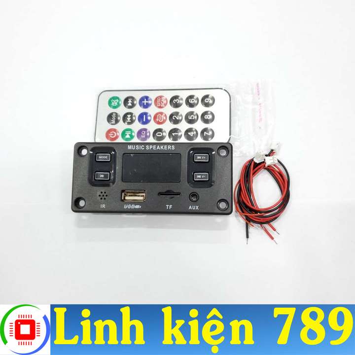 Mạch giải mã bluetooth 5.0 usb aux fm 12v v2