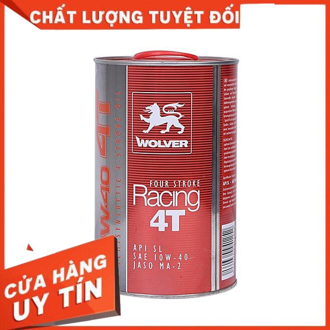 [Ana 102] Nhớt Wolver Racing 4T tổng hợp 10W40, nhớt xe máy/xe côn tay Wolver racing 10W40 giá rẻ khách chọn phân loại theo dung tích xe