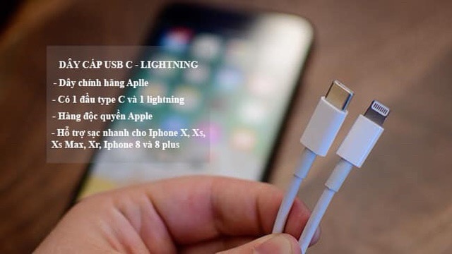 Dây Cáp Sạc Nhanh USB-C To Lightning  8/8P/X/XS/11/11Pro