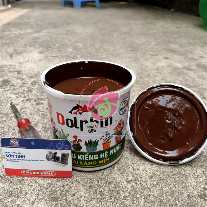 Sơn chậu hệ nước Dolphin 1 ký (đủ màu)