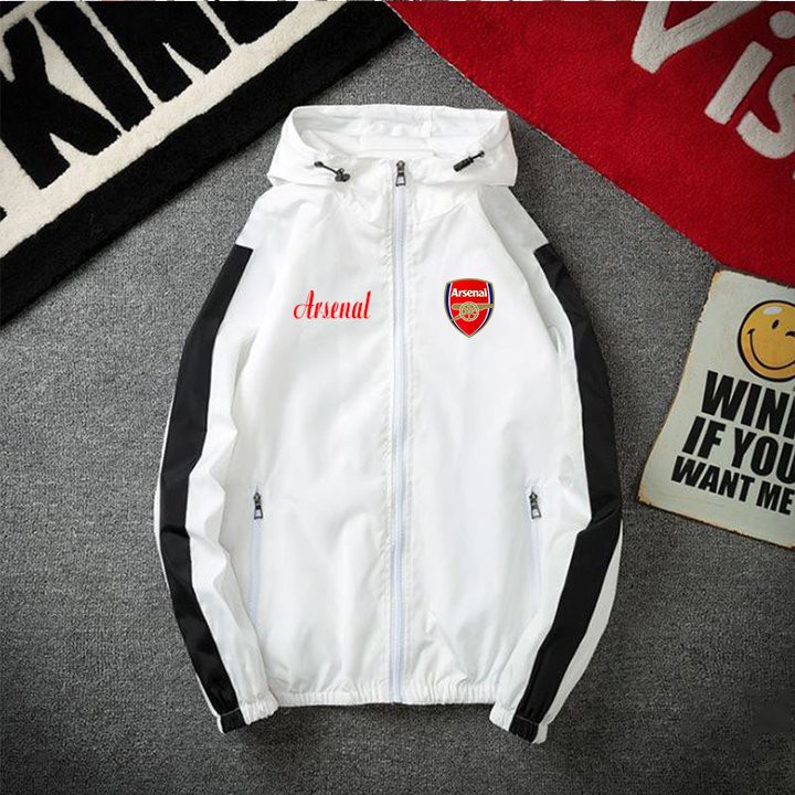 Áo Khoác Gió Bóng Đá Arsenal