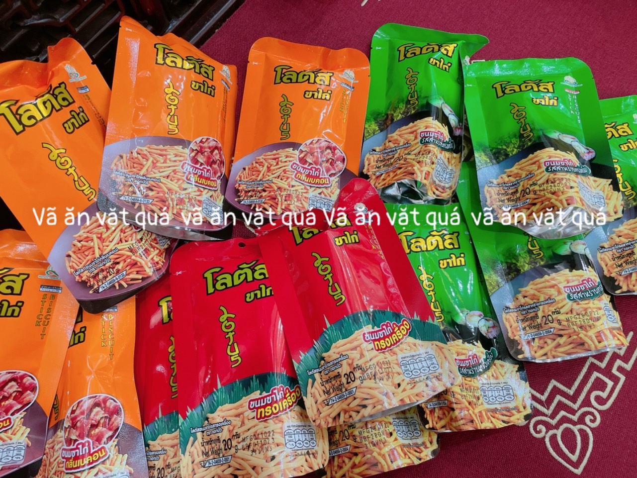 bim que thái lan đủ vị gói 20g