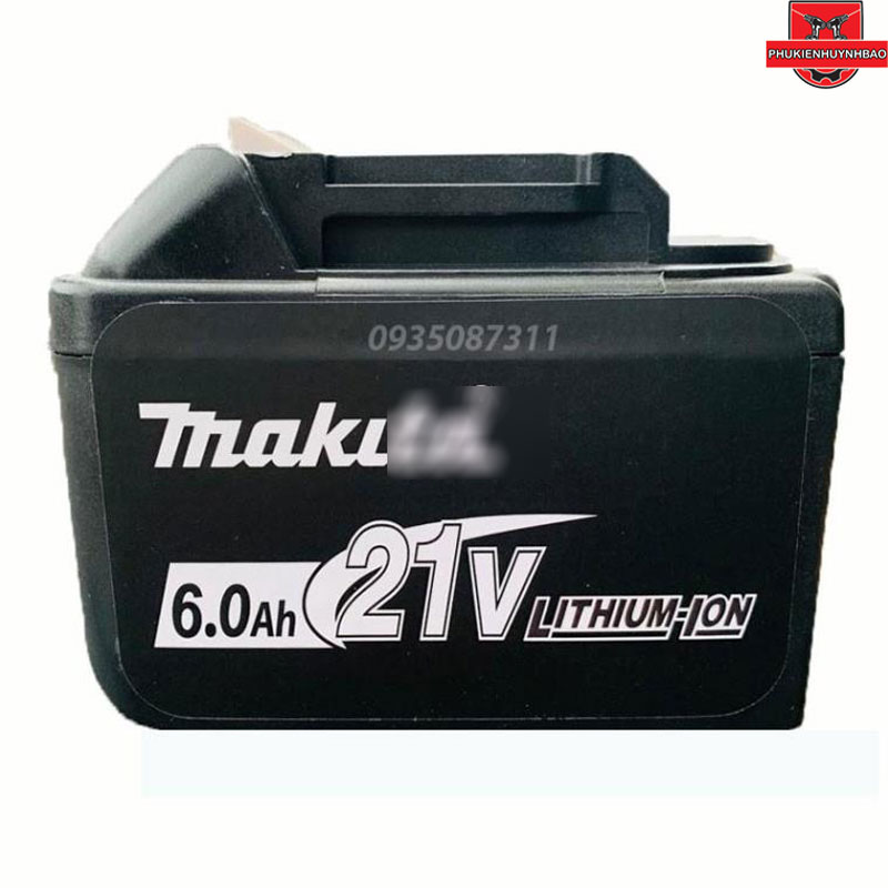 Pin Máy Khoan 21V 5000mah 6000mah,Loại 15 Cell Pin,Xả 30A,Chân MAKITA Bảo Hành 3 Tháng