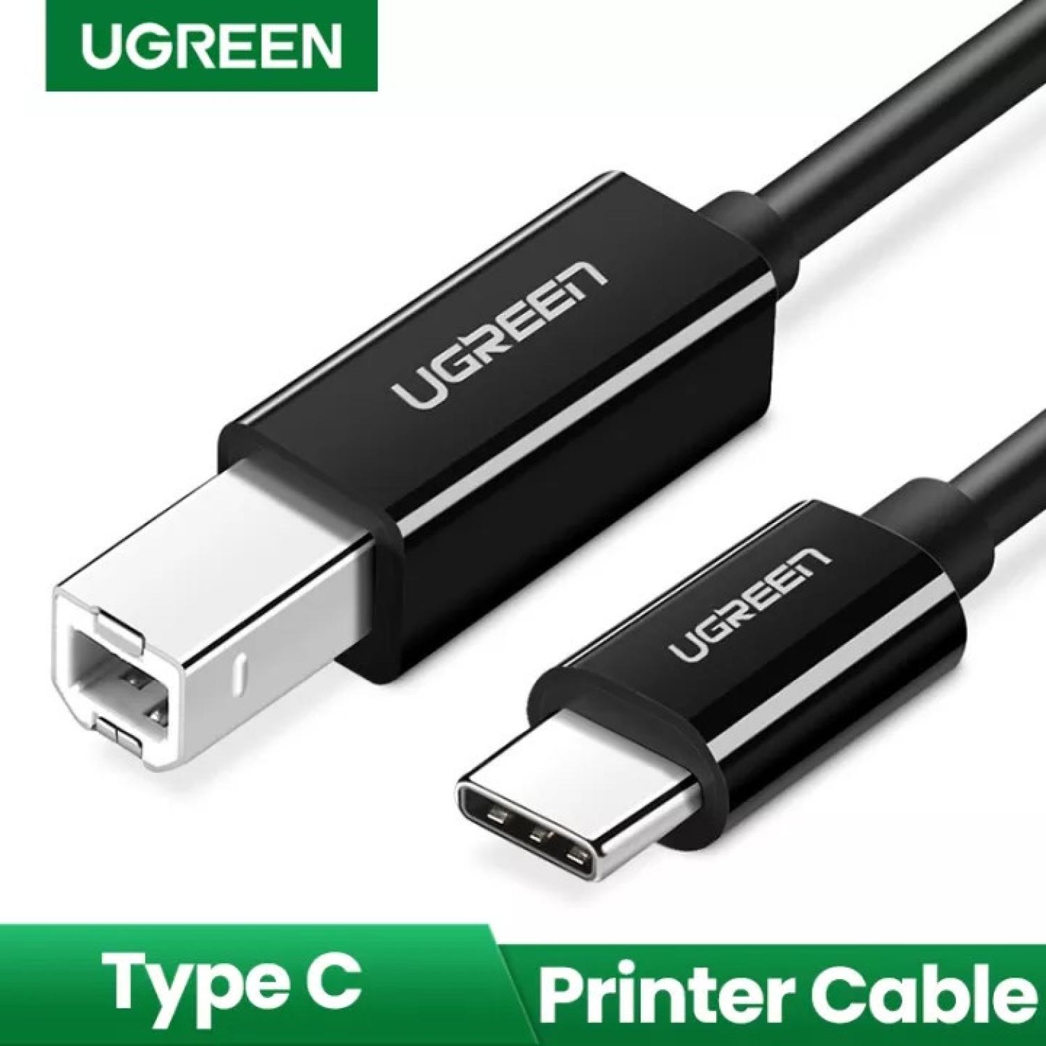 Cáp USB Type C to USB-B Printer Chính Hãng Ugreen 50446 40417 Cao Cấp US241