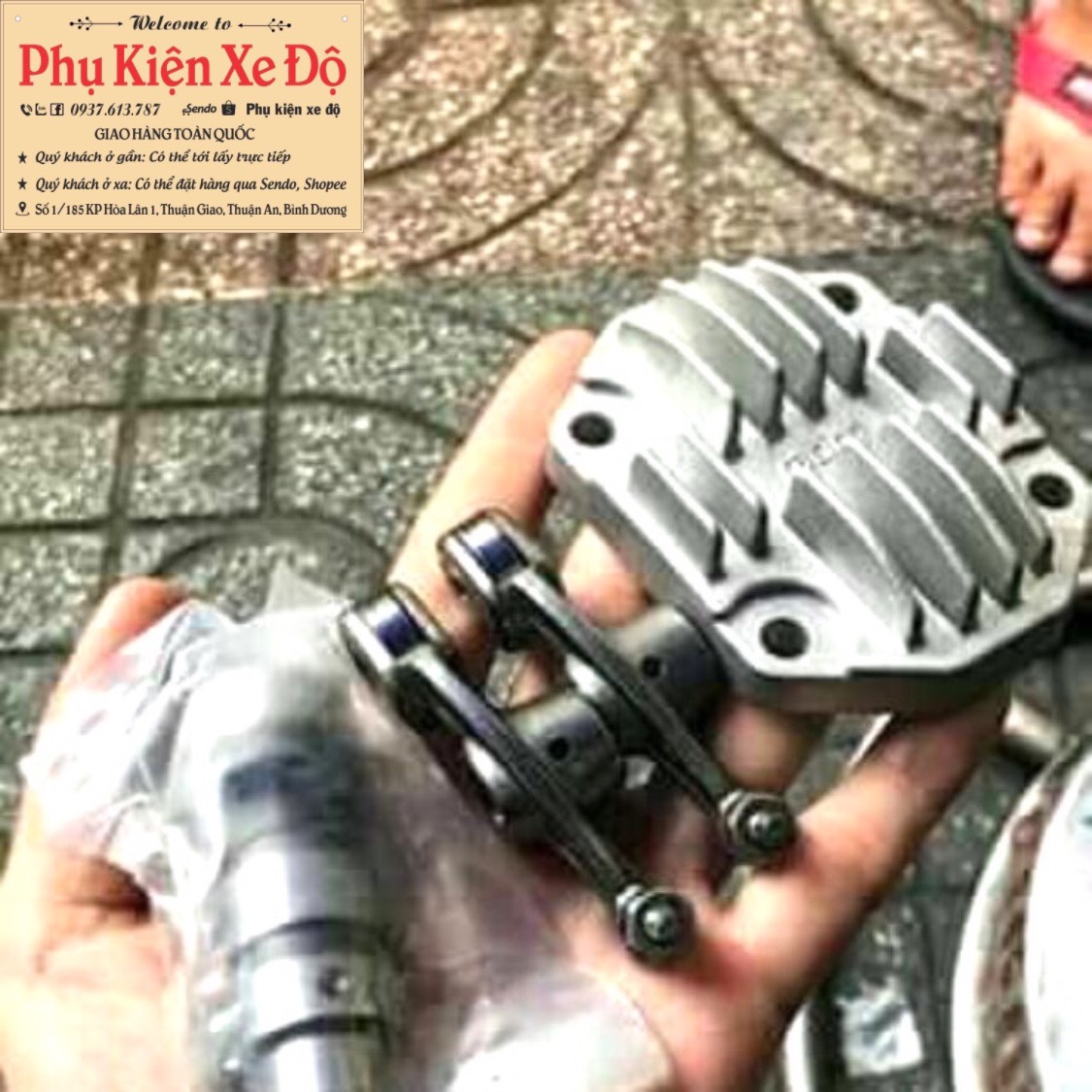 Full bộ cam cò lăn nắp độ UMA cho Wave Dream