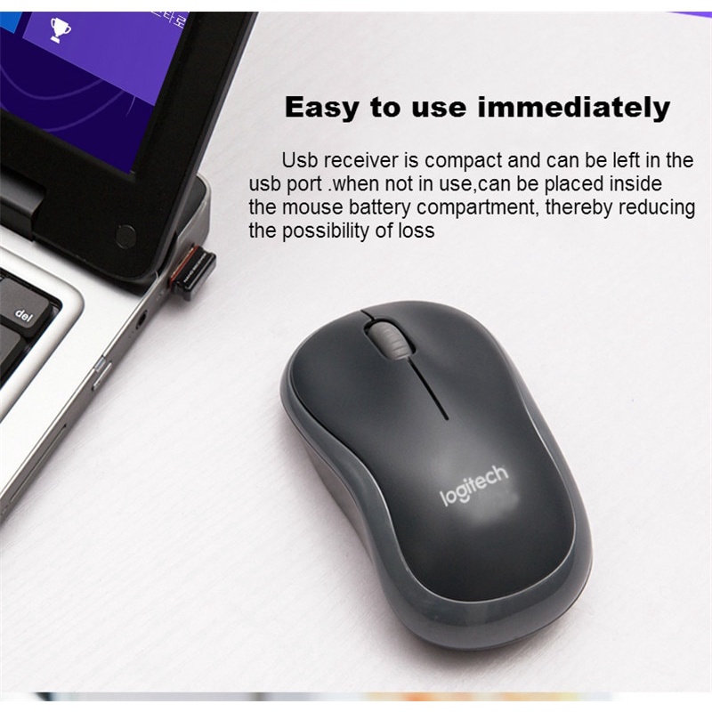 Chuột máy tính không dây Logitech M185