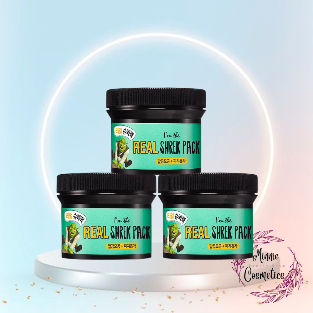 Mặt nạ đất sét bạc hà dreamworks i'm the real shrek pack - hàn quốc