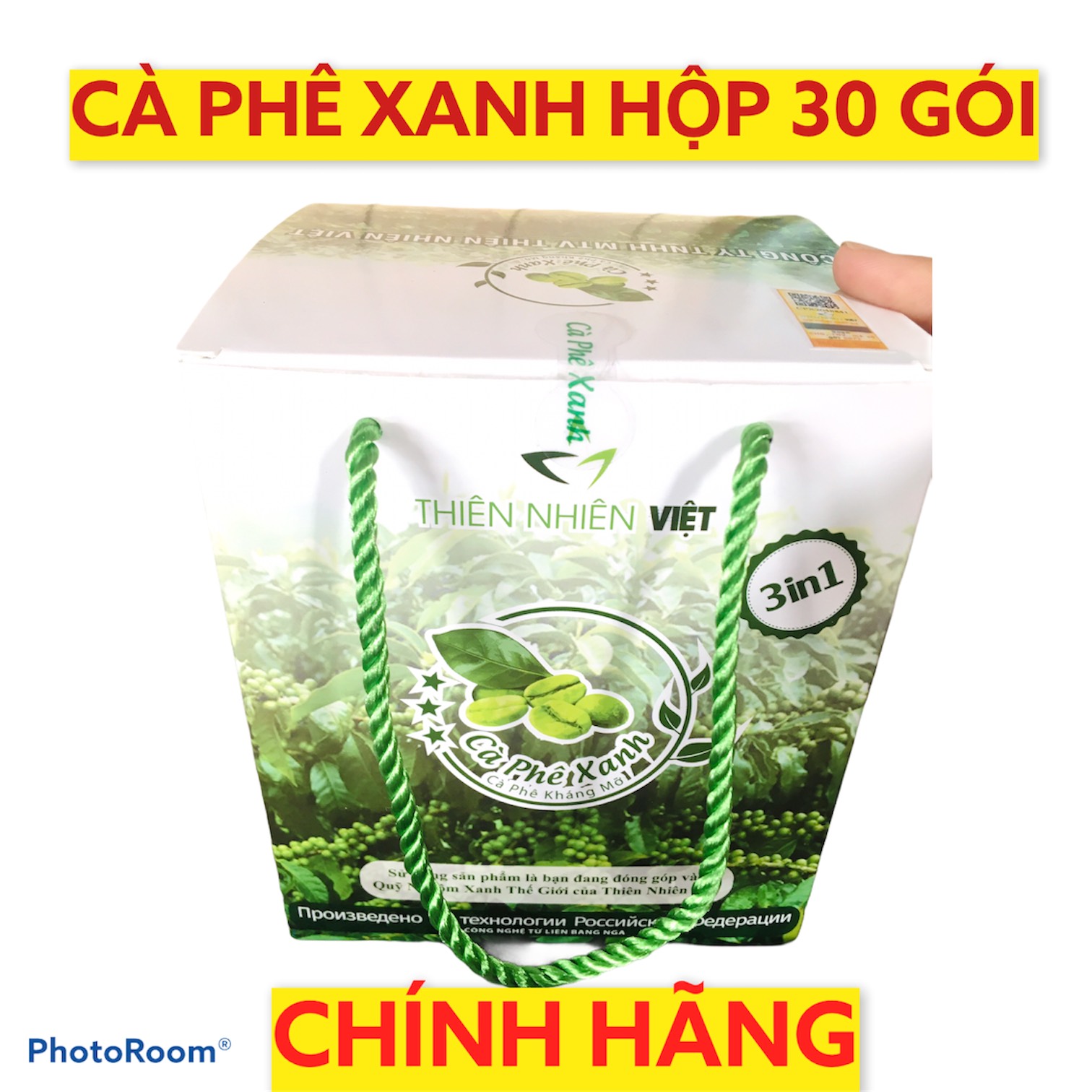 ( hàng cty giá sỉ ) COMBO 5 HỘP LỚN CÀ PHÊ XANH GIẢM CÂN ( MỖI HỘP 30 GÓI )