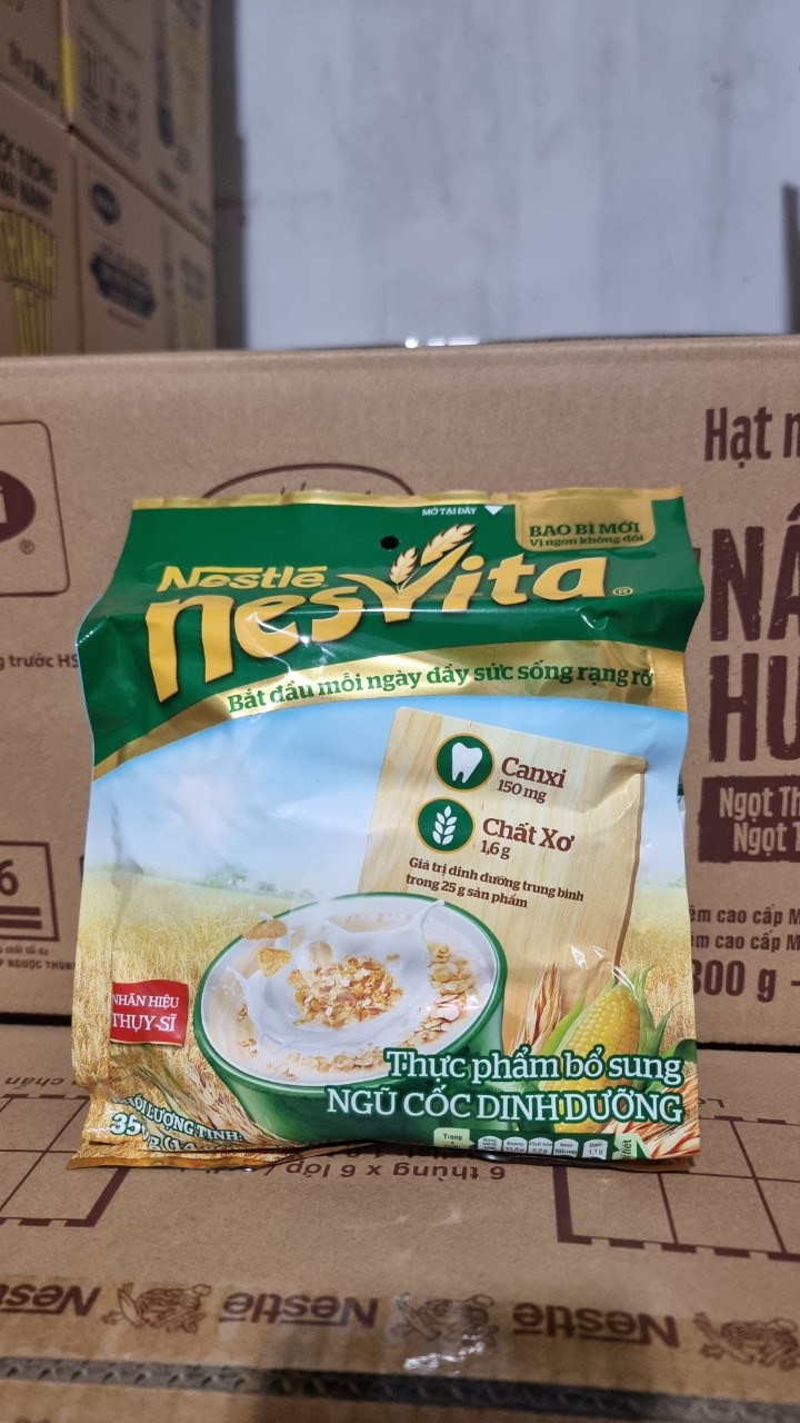 Ngũ cốc dinh dưỡng Nestle Nesvita bịch 14 gói x 25g