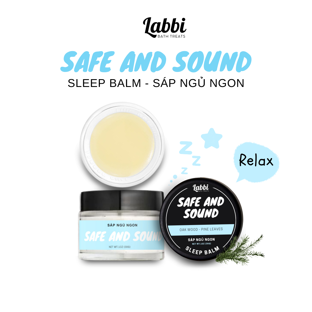 Sáp ngủ ngon safe and sound sleep balm
