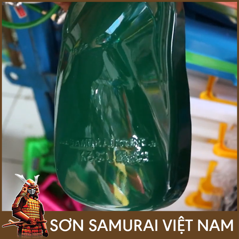 Chai sơn xanh lá 162 sơn samurai