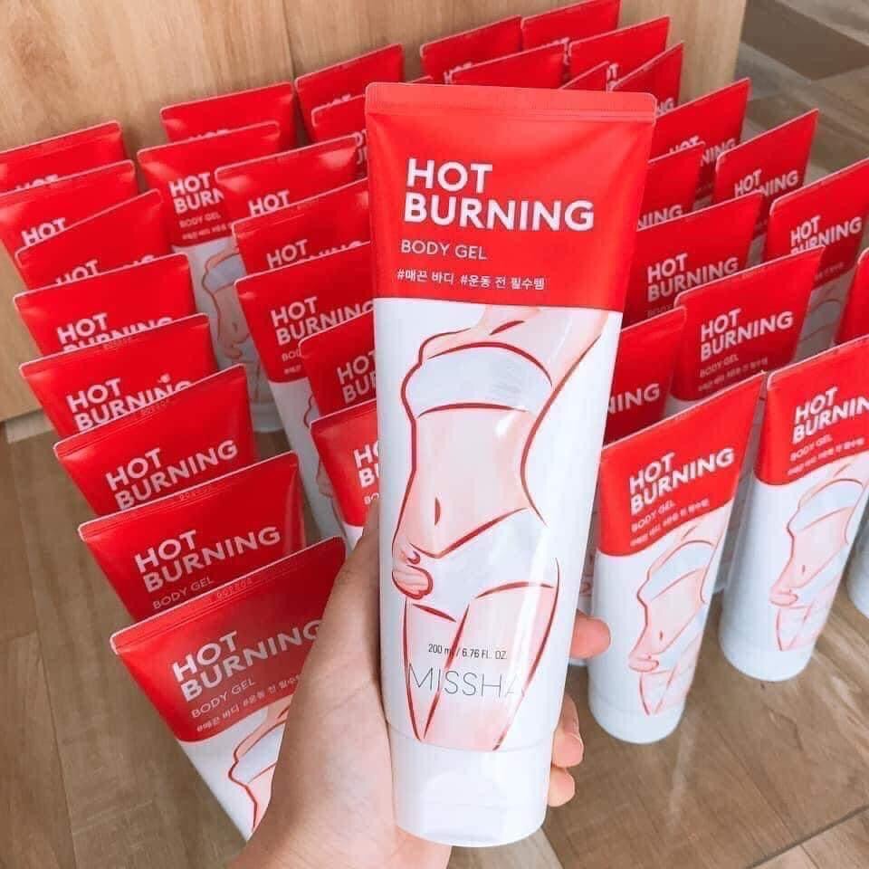 [kem thoa tan mỡ bụng] Kem tan mỡ bụng Missha Hot Burning Hàn Quốc