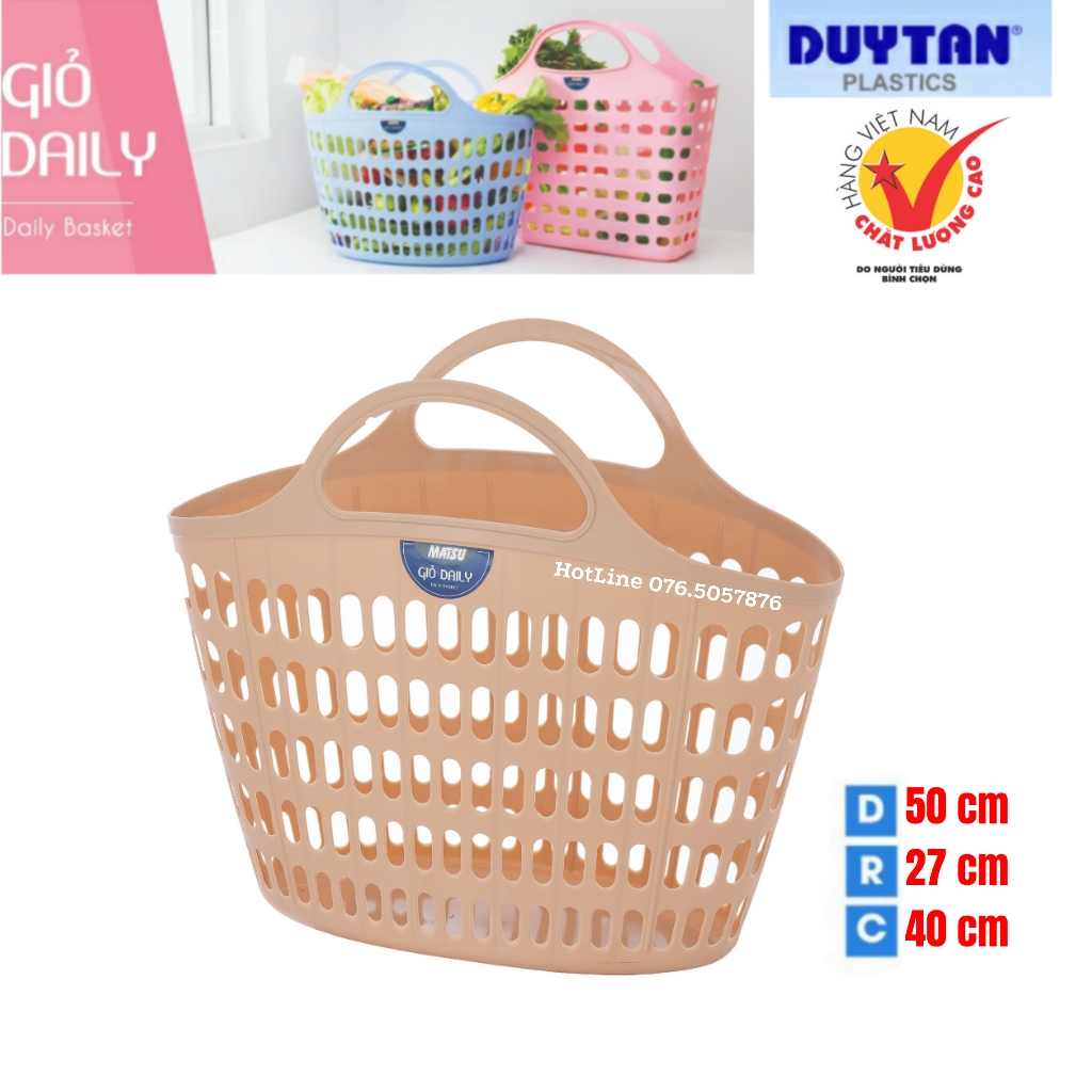 Giỏ xách đi chợ Daily- nhựa duy tân