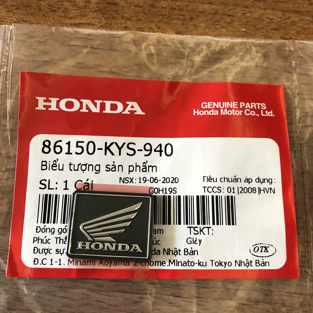 Tem Biểu Tượng Kính Đồng Hồ Honda