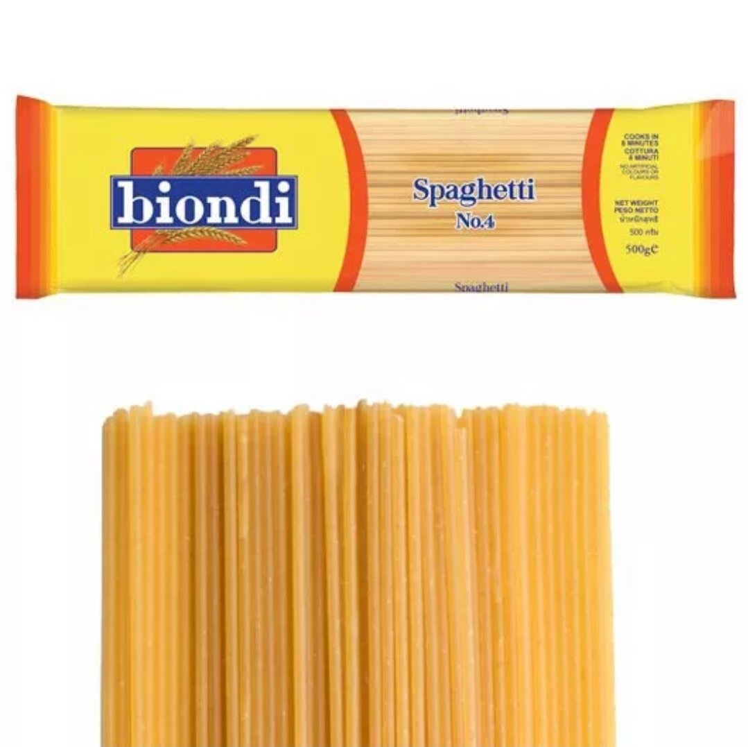 Mì Ý Spaghetti số 4 Biondi 500g (Thương hiệu Úc - Sản xuất Thái Lan)