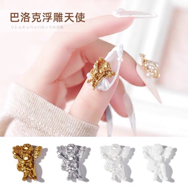 Charm thiên thần nail  phụ kiện trang trí móng nail