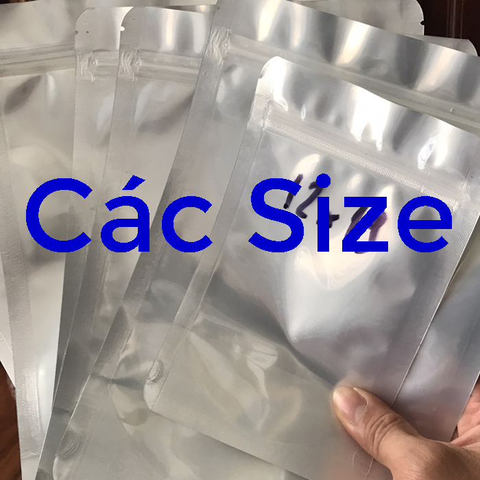 [Giá sỉ] Túi Zip bạc / Các size - EnterFood