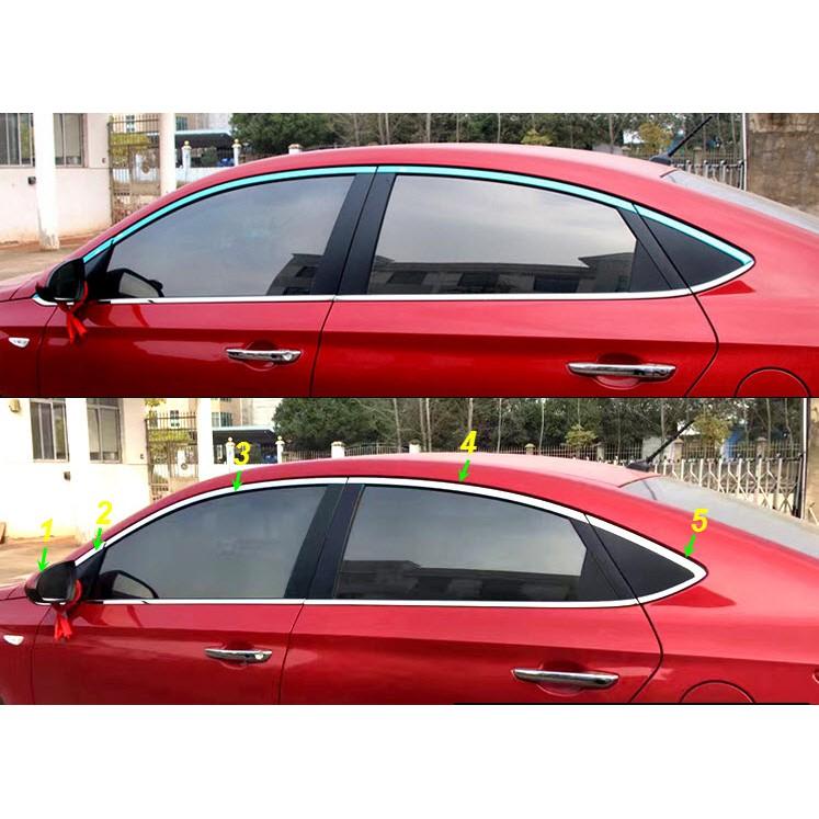 nẹp viền cong kính  Accent 2019 2020 2021 2022, chuẩn phom 2020  2021 2022 chất liệu inox cao cấp ( lắp cho bản đã có chân kính)