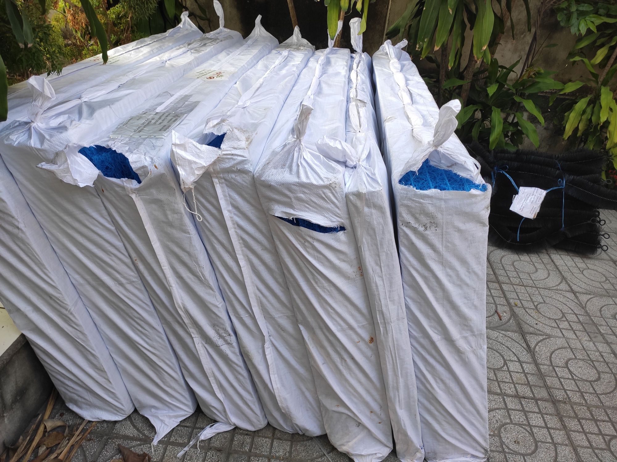 Bùi nhùi jmat loai 1 ( blue) (50x100cm)
