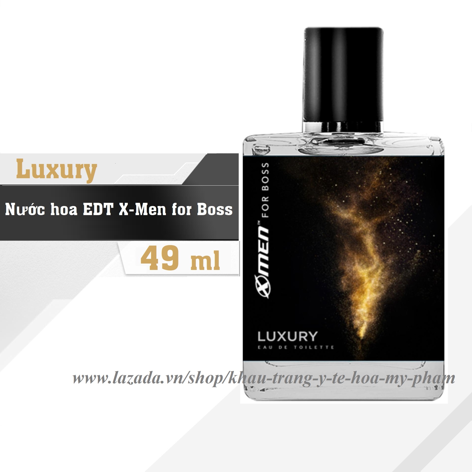 [HCM]Nước hoa EDT X-Men for Boss Luxury 49 ml - Mùi hương sang trọng tinh tế