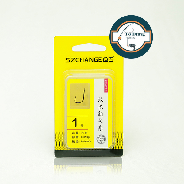Lưỡi SZCHANGE không ngạnh màu đen (lưỡi chép)