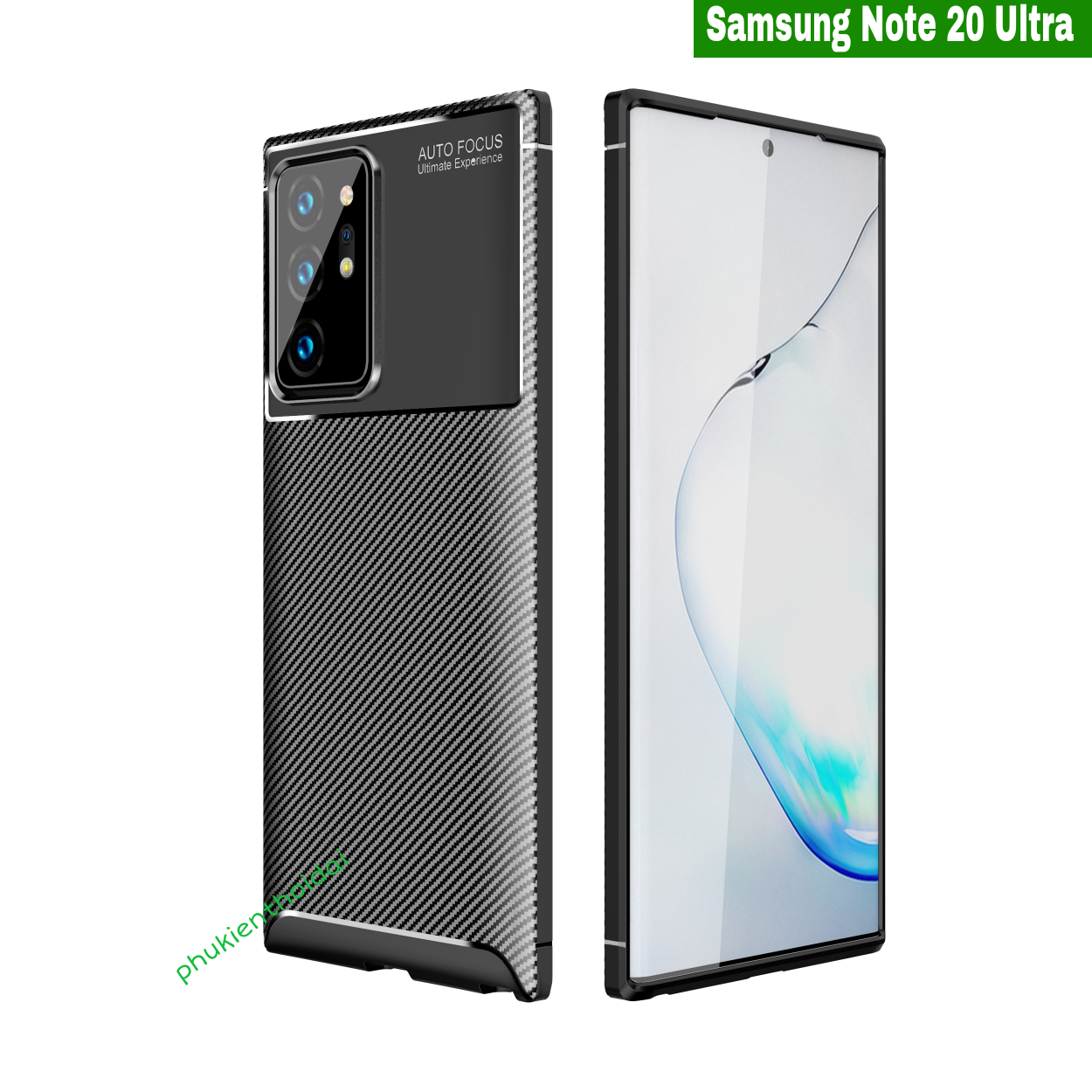 Ốp lưng Samsung Note 20 Ultra vân Rằn Ri hiệu Auto Focus cao cấp
