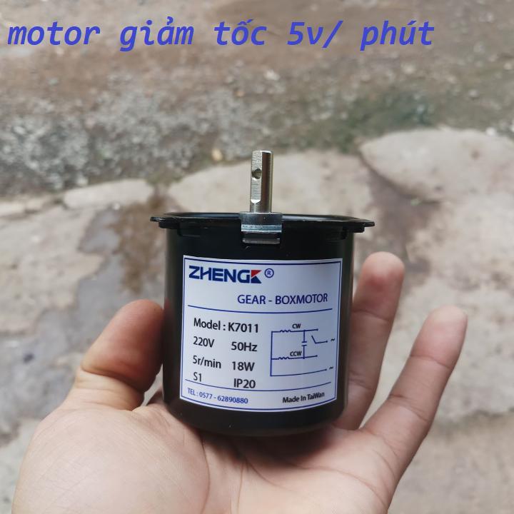 động cơ giảm tốc - động cơ giảm tốc 220v 5rpm