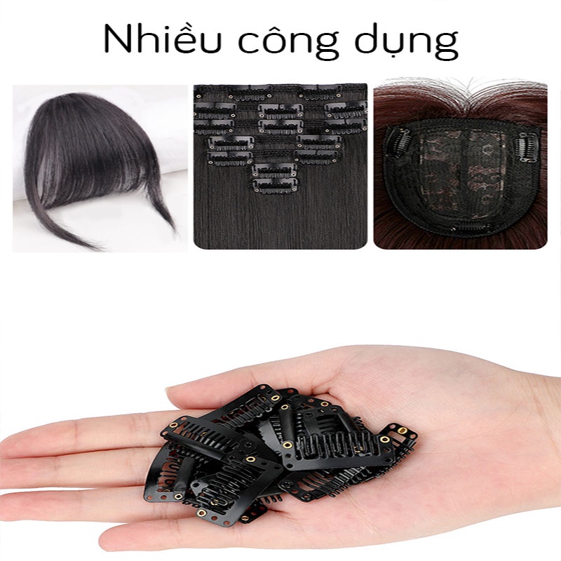 Kẹp bấm tóc giả dùng để cố định tóc(30 cái)