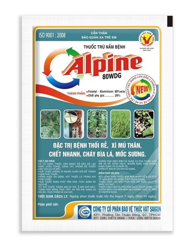 Trừ nấm bệnh Alpine 80WG SPC 100gr