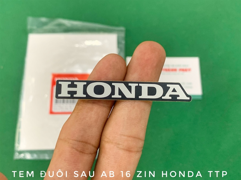 Tem đuôi dè sau ab 125, ab 16, 20 chử honda 60mm -
